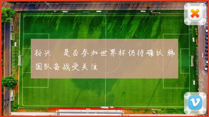 孙兴慜是否参加世界杯仍待确认 韩国队备战受关注